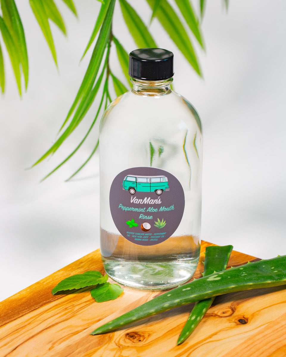 All Natural Peppermint Aloe Mouth Wash - VanMan – VanMan Company
