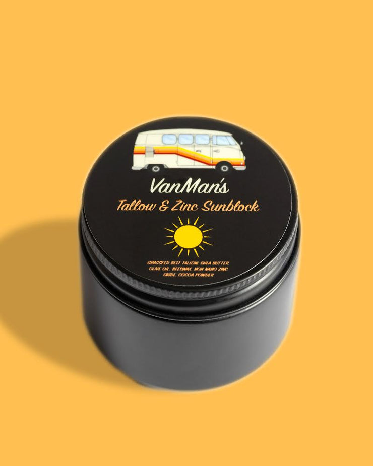 *New* VanMan’s Tallow & Zinc SunBlock - 2oz